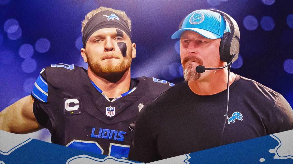 Lions' Dan Campbell shares amusing update on getting Aidan Hutchinson back