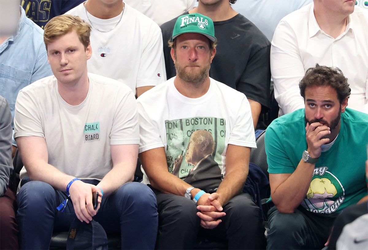 Dave Portnoy at a Celtics-Mavericks game in June 2024.
