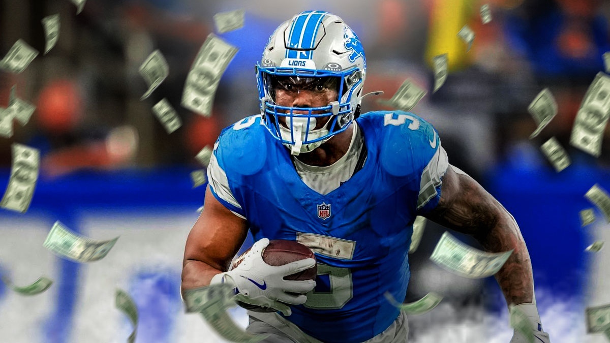 Lions star David Montgomery signing a two-year contract extension.