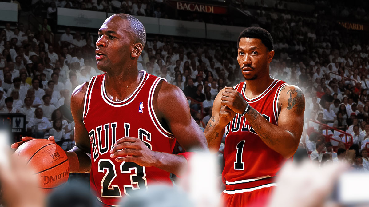 Derrick rose michael jordan on sale