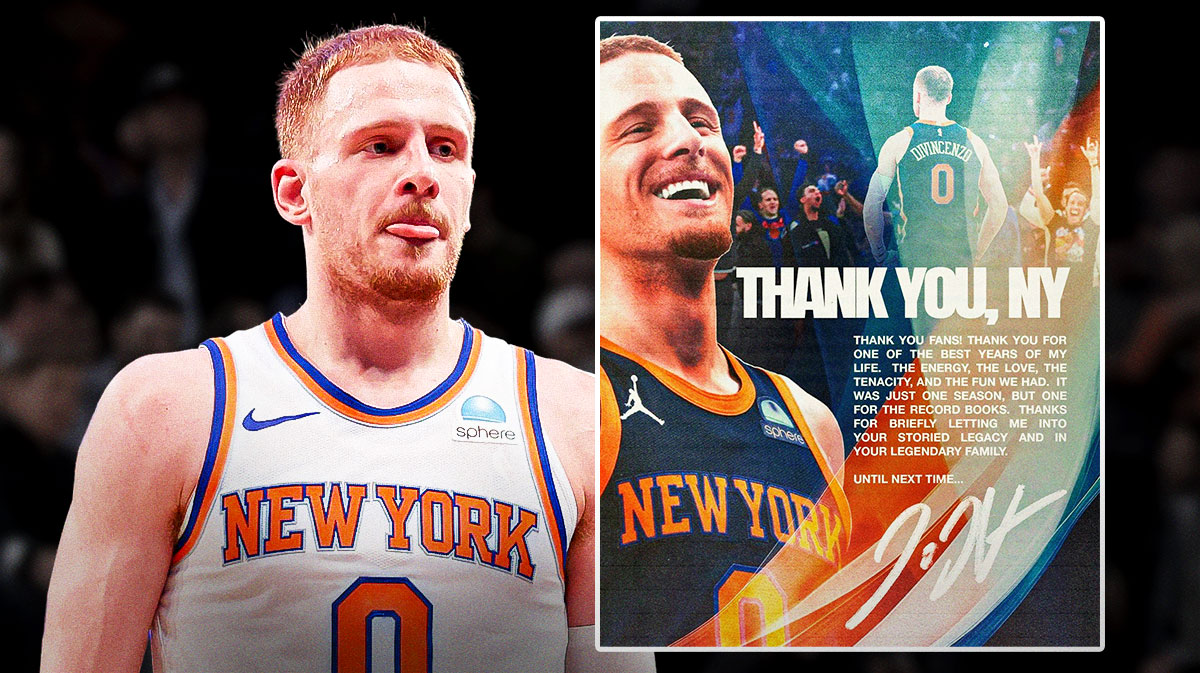 Donte DiVincenzo pens emotional farewell to Knicks after Timberwolves trade