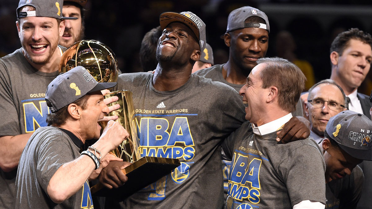 Draymond Green shares his pride in the Warriors with owner Joe Lacob