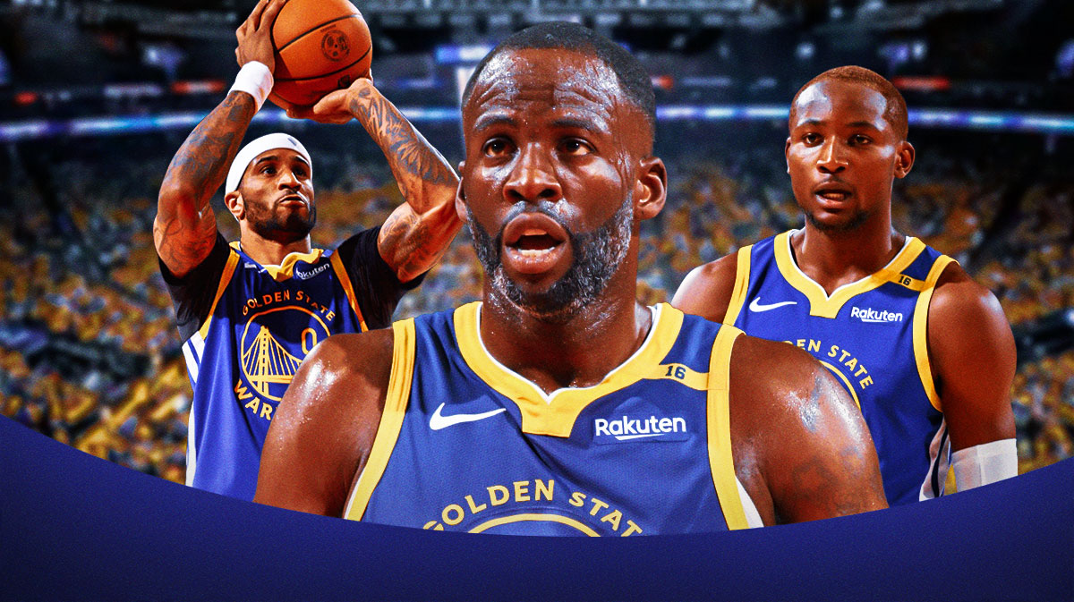 Warriors' Draymond Green, Gary Payton II and Jonathan Kuminga