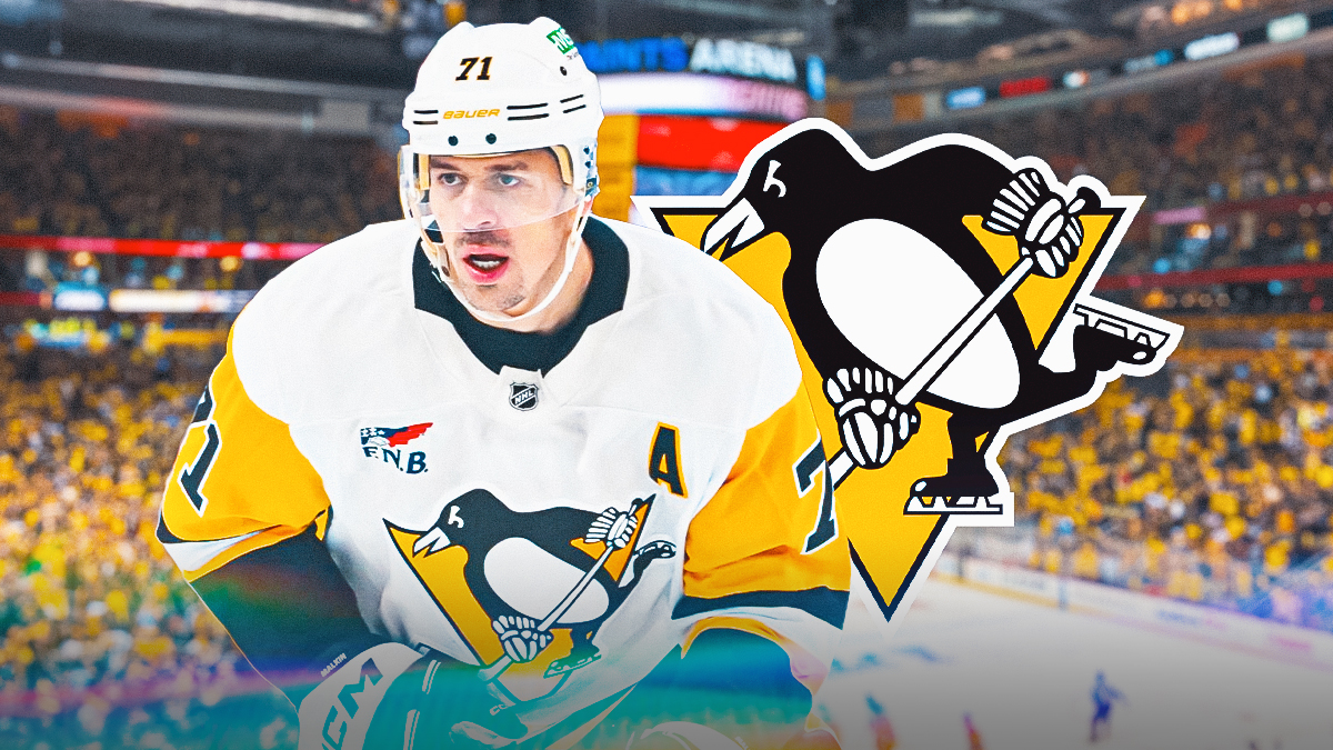 Penguins star Evgeni Malkin reacts to scoring his 500th goal against the Sabres.