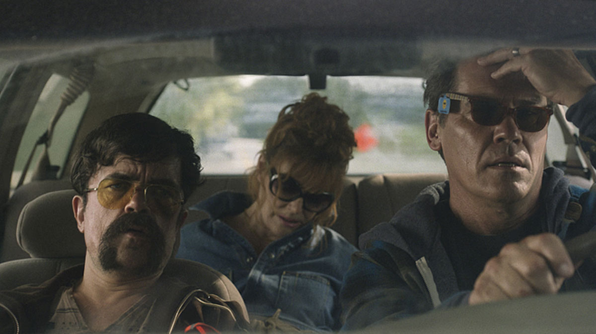 Peter Dinklage, Glenn Close, and Josh Brolin in Brothers.