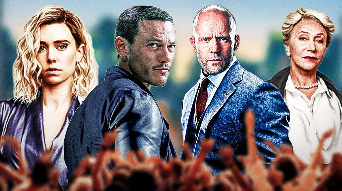Fast and Furious stars Vanessa Kirby, Luke Evans, Jason Statham, and Helen Mirren, who make up the Shaw family in the movies and spin-offs.