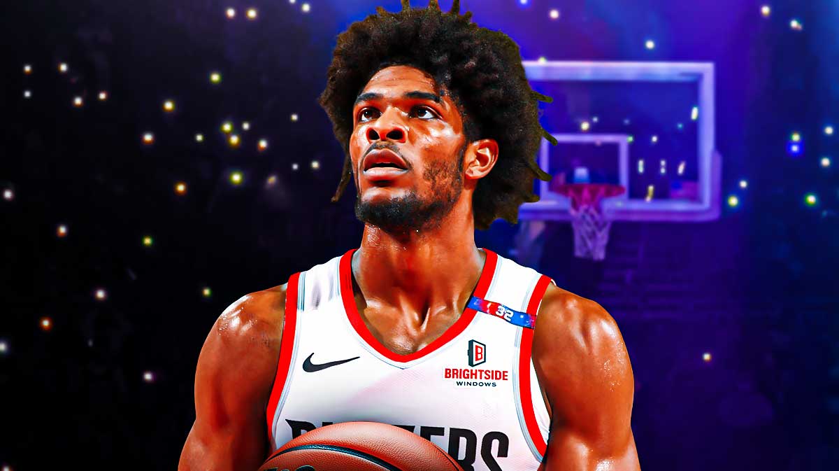 Photo: Scoot Henderson in action in Blazers jersey