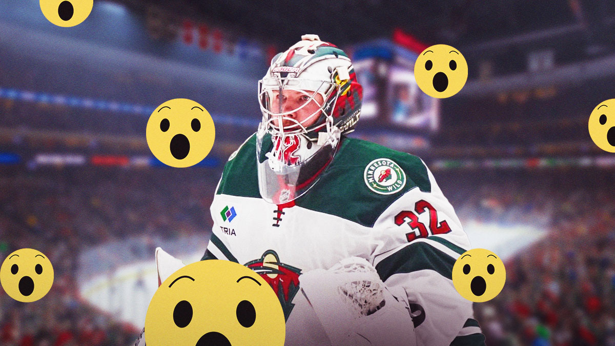 Wild's Filip Gustavsson Scores Goalie Goal, Sets Internet Ablaze