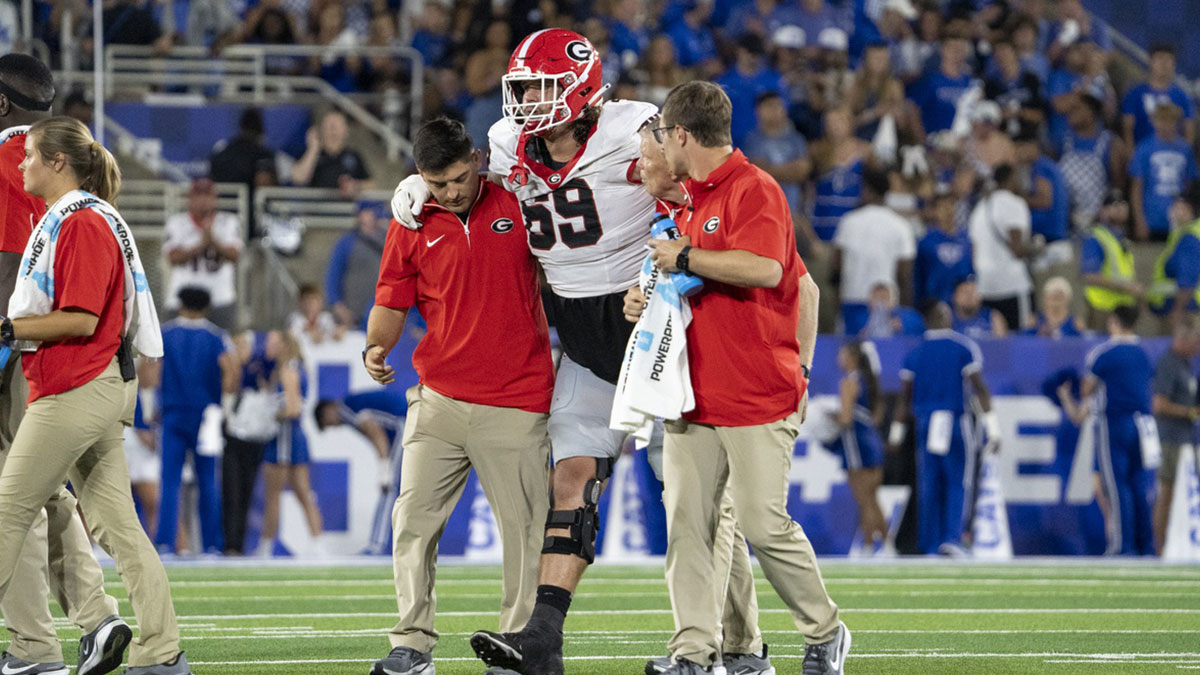 Georgia football's Kirby Smart drops 'hopeful' Tate Ratledge injury update  ahead of Florida clash