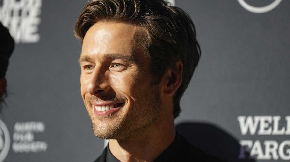 Glen Powell walks the red carpet for Austin Film Society's Toast to Texas Film at Troublemaker Studios Thursday, May 16, 2024. The event celebrated Glen Powell’s induction into the Texas Film Hall of Fame and served as a fundraiser for the Austin Film Society’s artistic and educational programs.