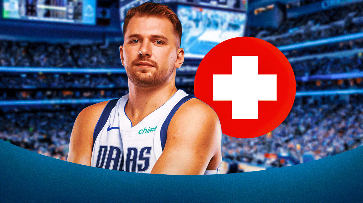 Graphic: Luka Doncic with injury symbol