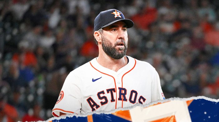 Astros' Justin Verlander looking shocked