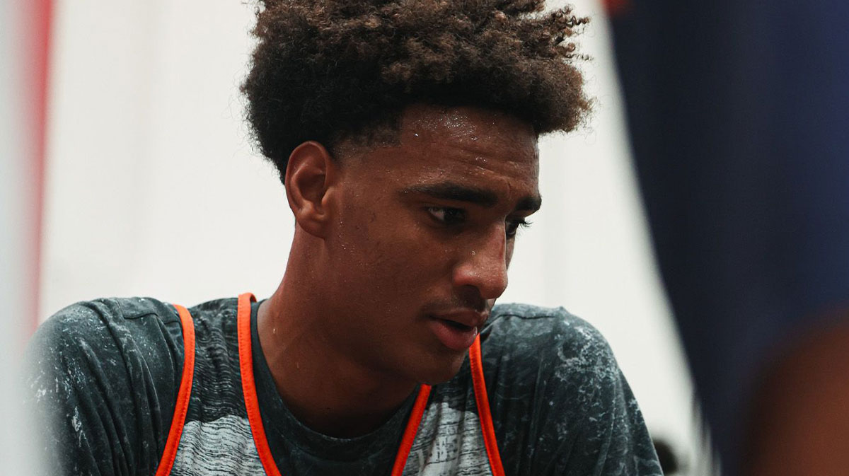 Alijah Arenas at the Flight Club Invitational