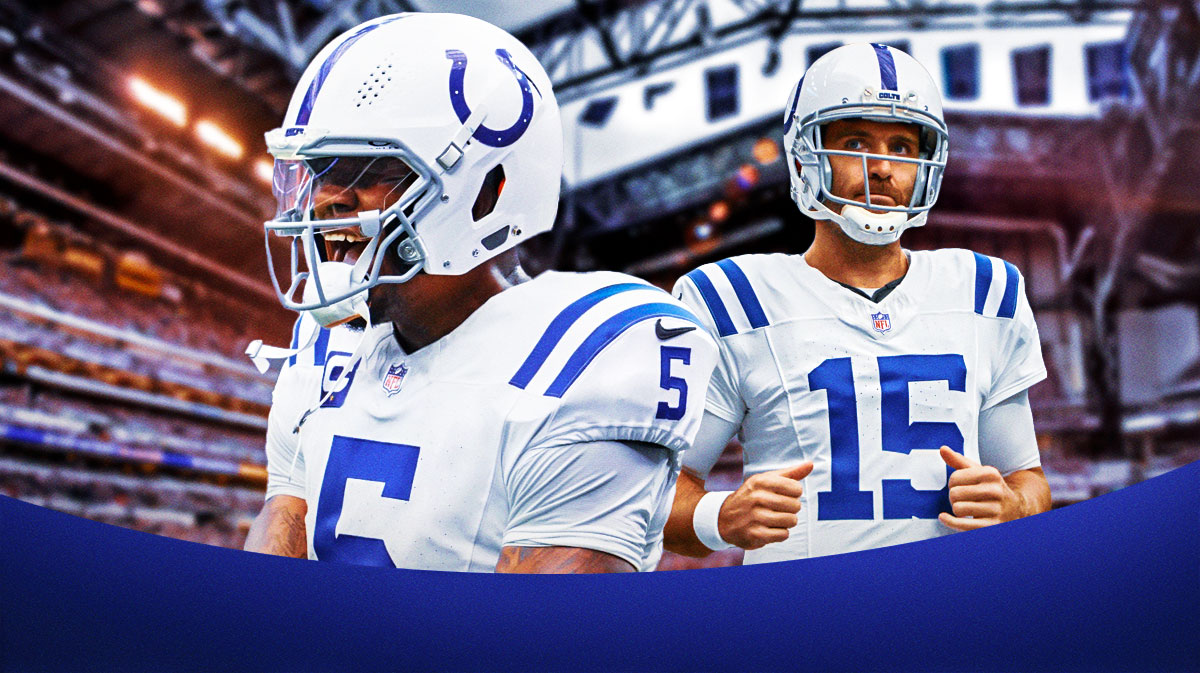 Colts Anthony Richardson and Colts Joe Flacco