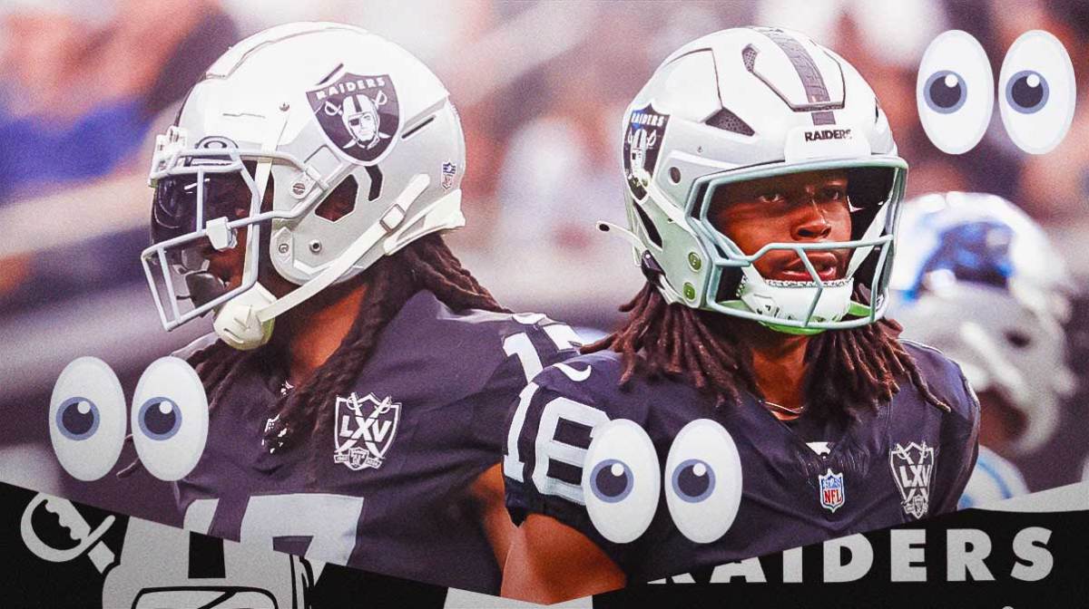 Jakobi Meyers, Davante Adams. Eyeball emojis all around