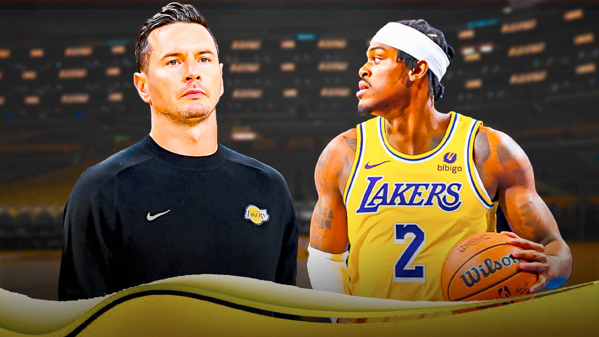 JJ Redick beside Jarred Vanderbilt.
