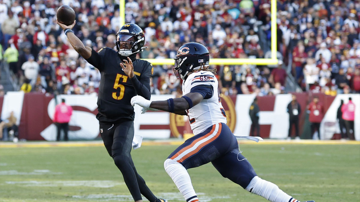 Jayden Daniels Commanders rookie quarterback