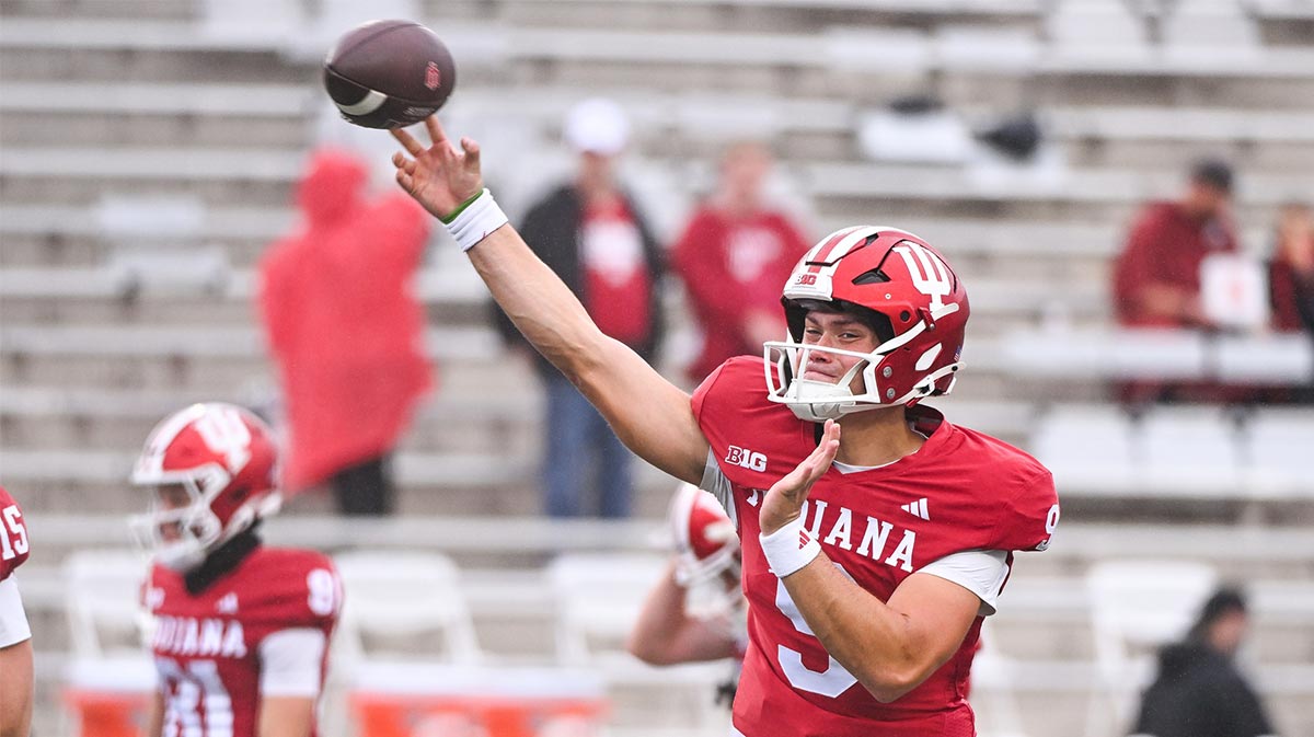 Indiana QB Kurtis Rourke trending in right direction to play vs