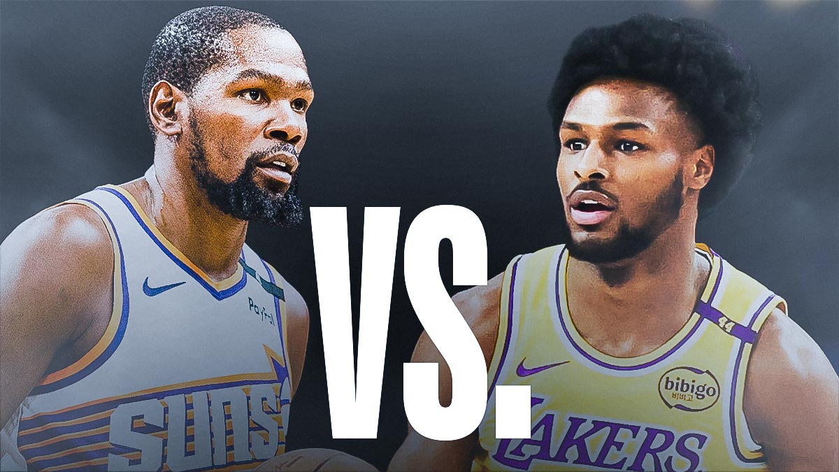 Bronny James vs. Kevin Durant