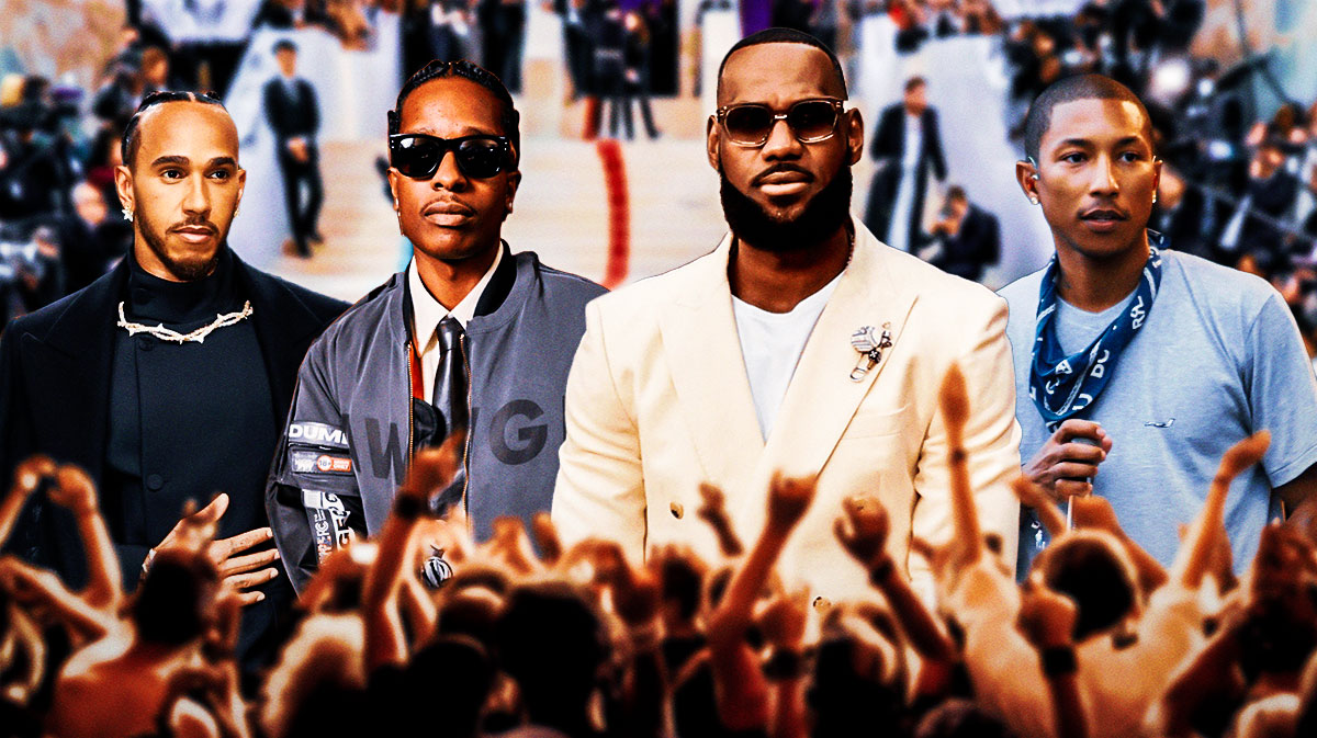 LeBron James, Met Gala, Pharrell Williams, Lewis Hamilton