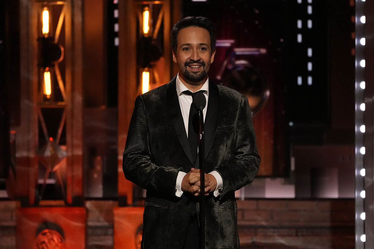 Lin-Manuel Miranda at the Tony Awards in 2022.