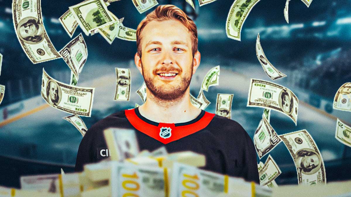 Linus Ullmark in a Senators uniform. Money flying around.