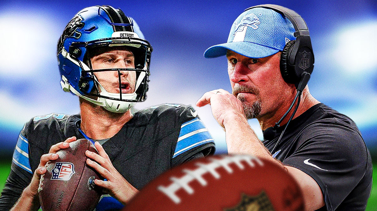 Dan Campbell, Jared Goff.