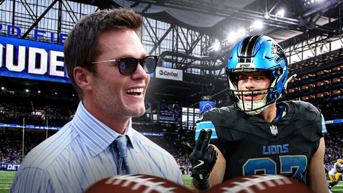 Tom Brady is excited by the Detroit offense