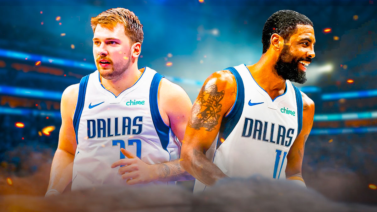 Mavericks stars Luka Doncic and Kyrie Irving on fire