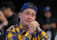 Macaulay Culkin at Los Angeles Rams game on December 29, 2019.