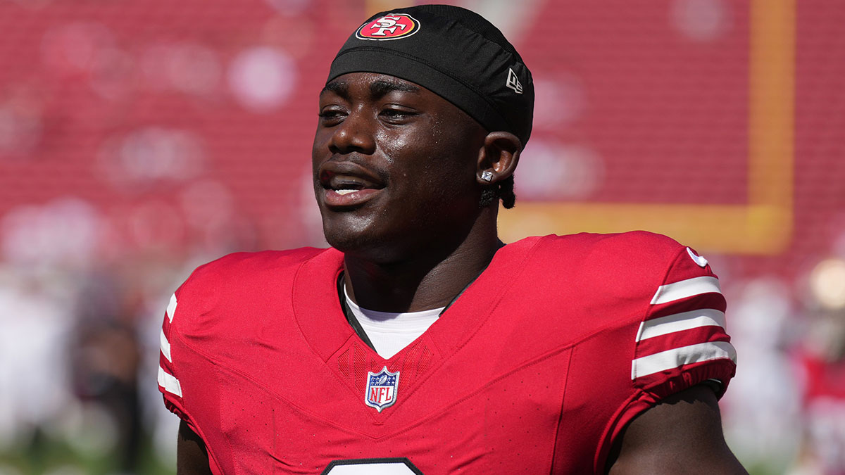 San Francisco 49ers safety Malik Mustapha (6) before the game against the Arizona Cardinals at Levi's Stadium.