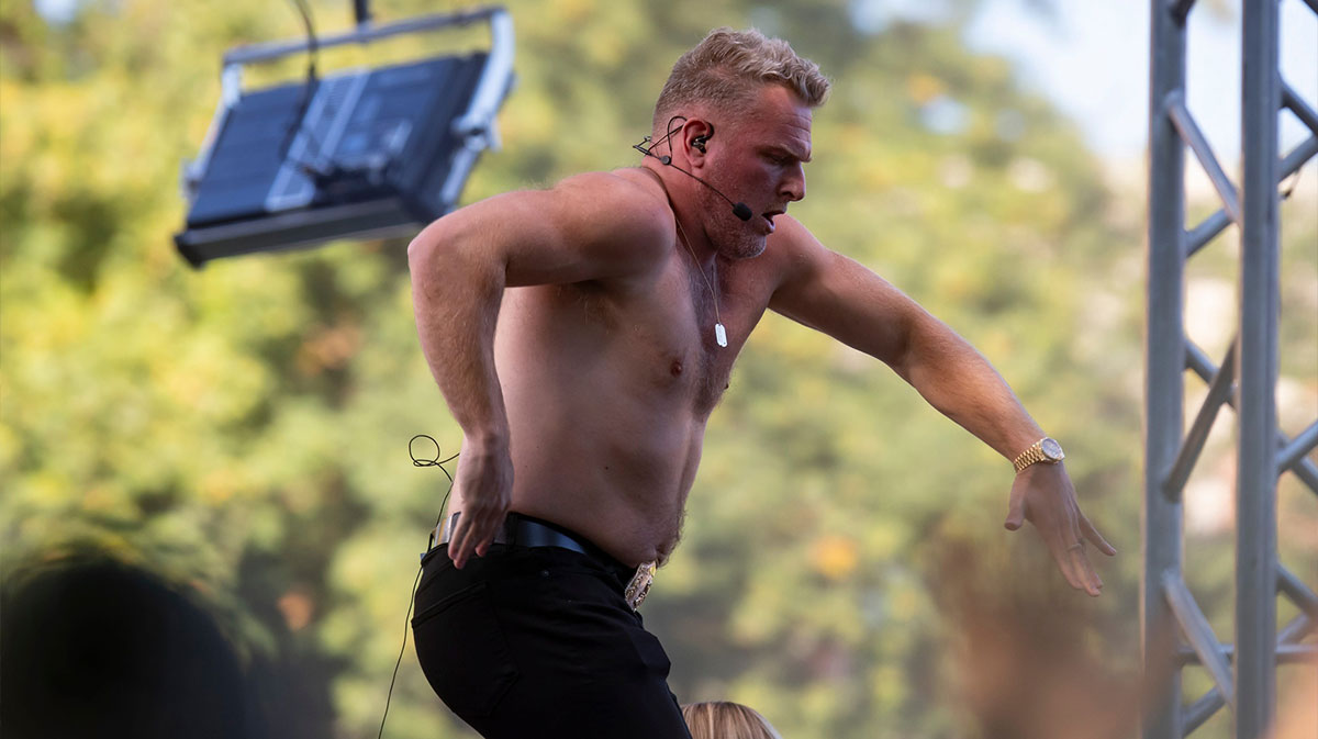 College Gameday and ESPN personality Pat McAfee