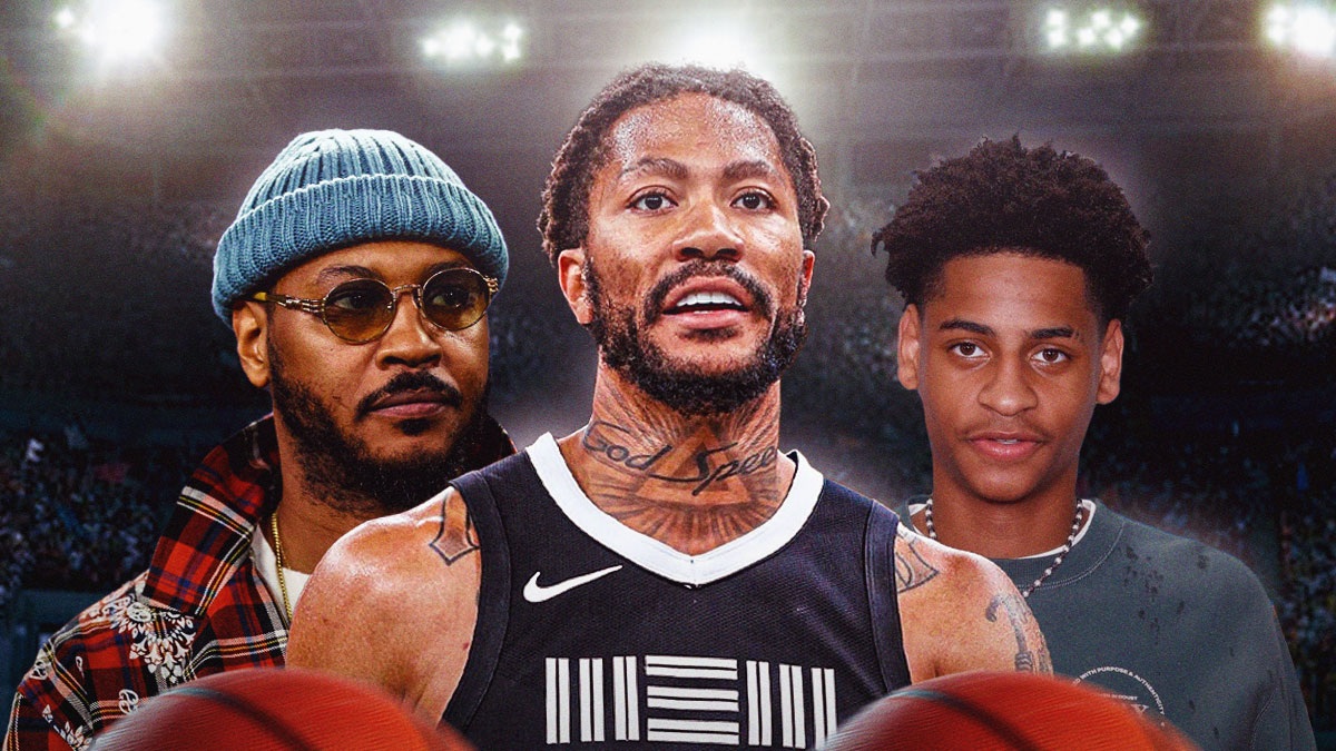 Derrick rose carmelo anthony online