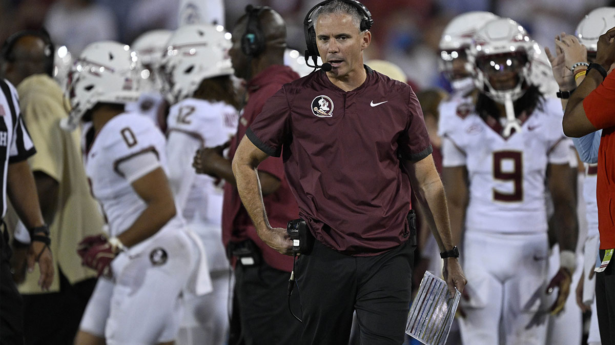 Florida State football coach Mike Norvell.
