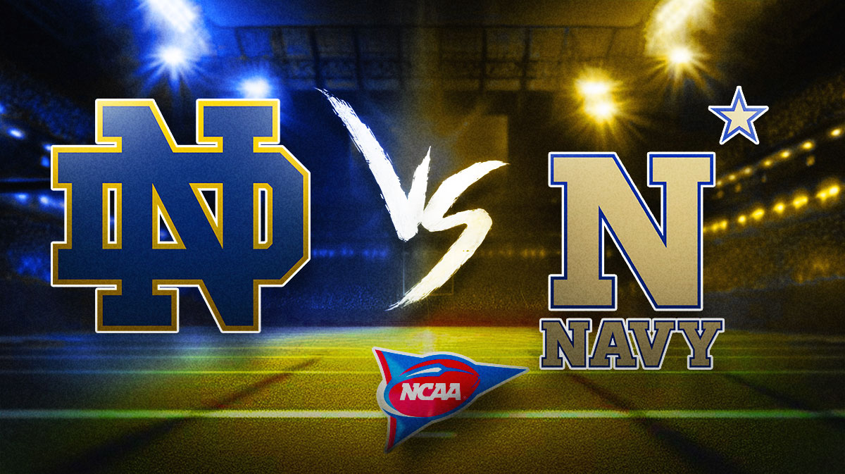 Notre Dame Navy prediction, college football odds
