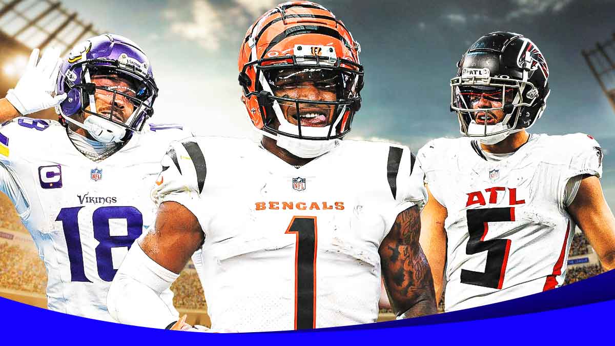 Justin Jefferson, Ja'marr Chase, Drake London fantasy football