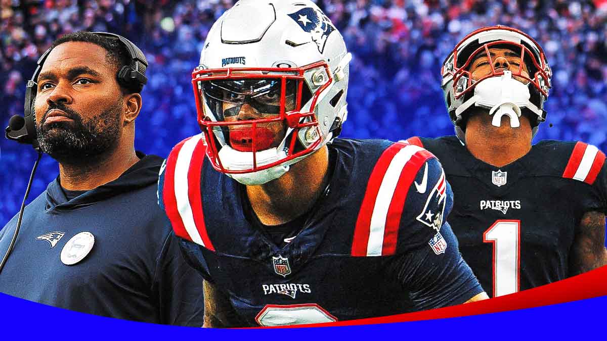 Patriots Jerod Mayo, Christian Gonzalez, Ja'Lynn Polk