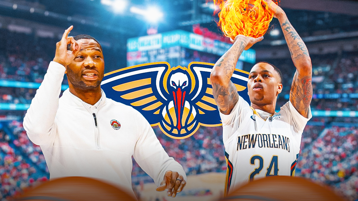 Pelicans coach Willie Green and Jordan Hawkins' shooting