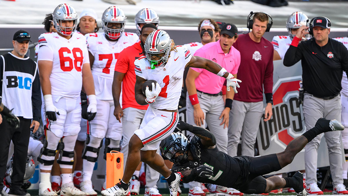 Ohio State’s Quinshon Judkins undergoes ‘minor procedure,’ with a promising catch