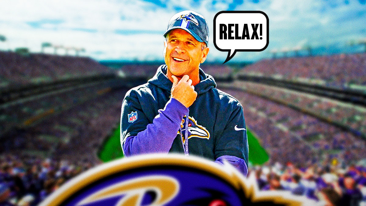 Ravens head coach John Harbaugh explained why franchise quarterback Lamar Jackson wasn't practicing Wednesday.