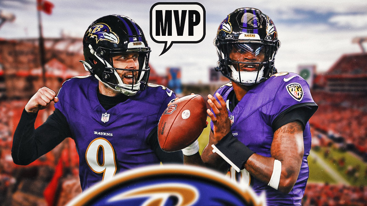 Ravens' Lamar Jackson gets 'MVP' videobomb from Justin Tucker