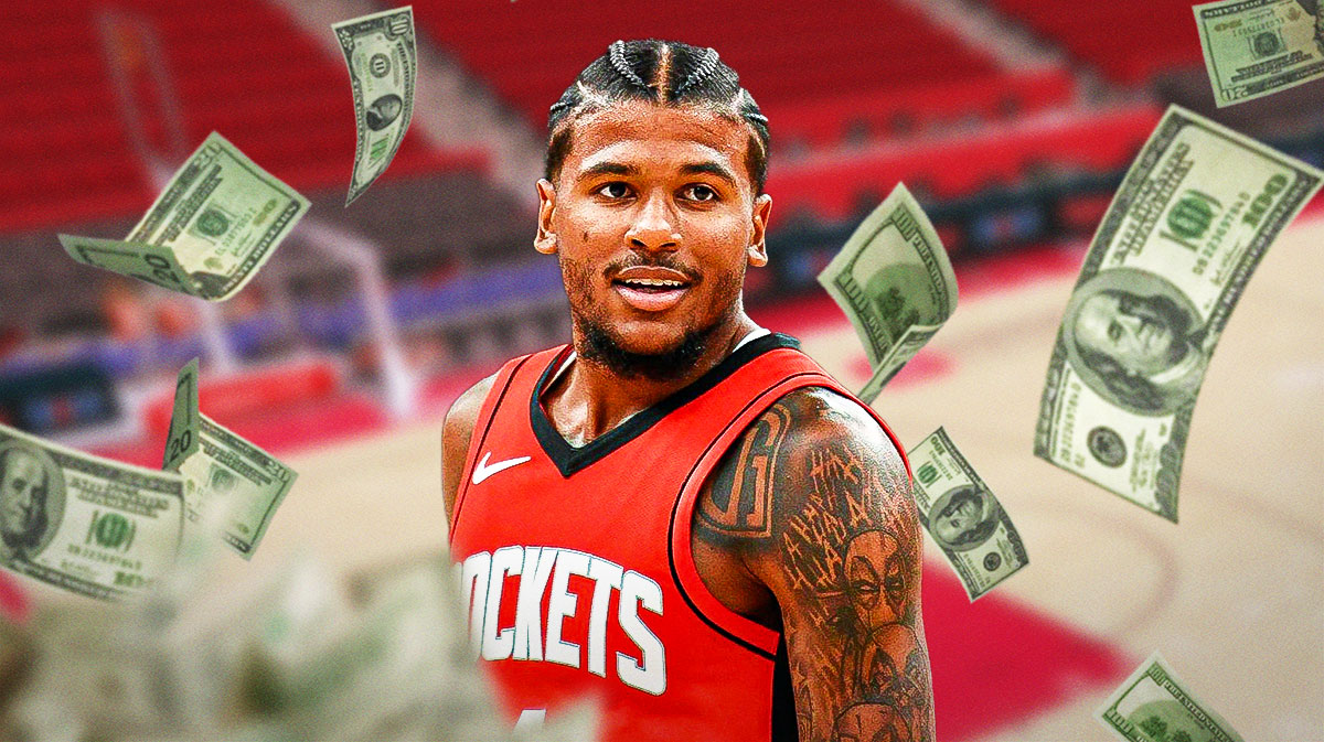 Rockets' Jalen Green with money
