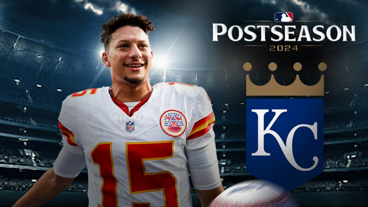 Chiefs' Patrick Mahomes, Royals, 2024 MLB playoffs