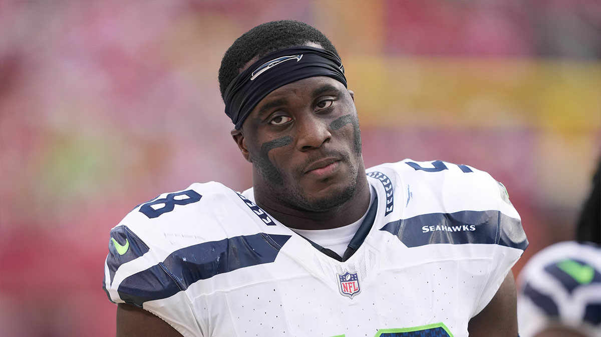 Seattle Seahawks linebacker Derick Hall (58) during the third quarter against the San Francisco 49ers at Levi's Stadium.