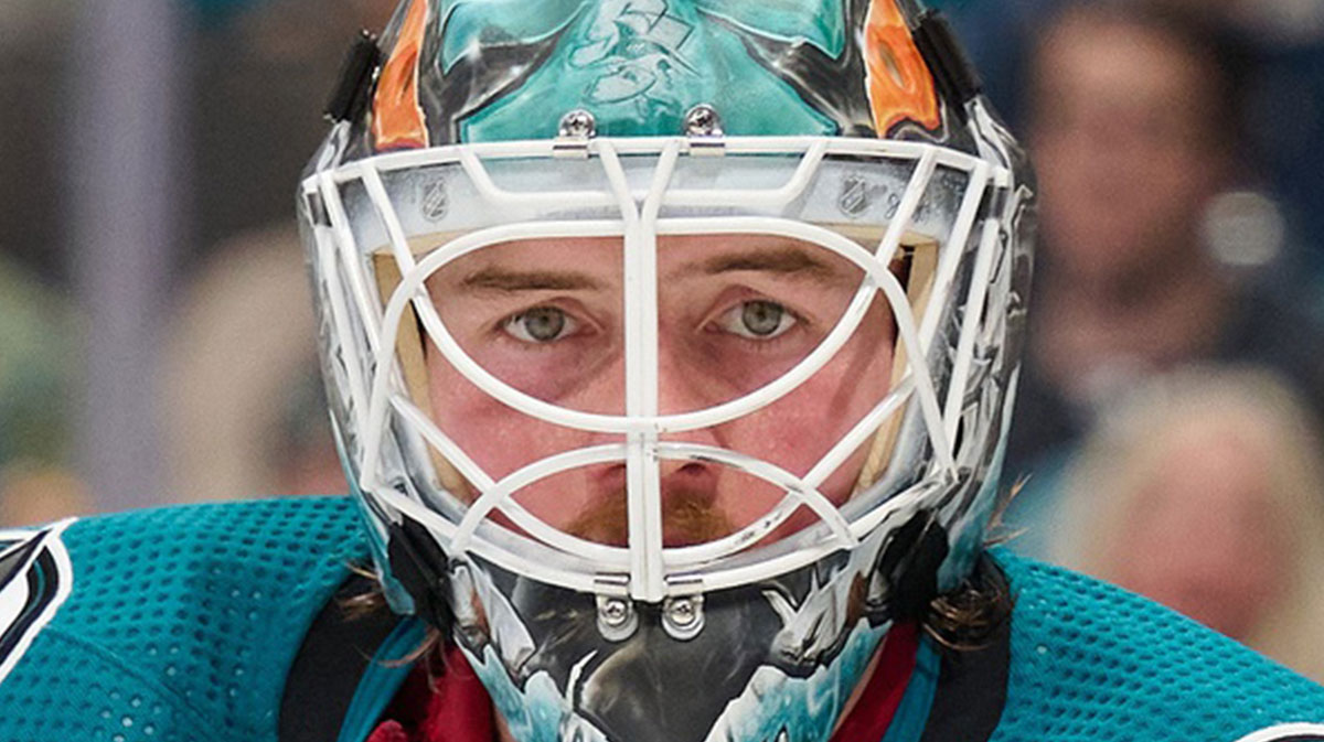 NHL San Jose Sharks goaltender Mackenzie Blackwood