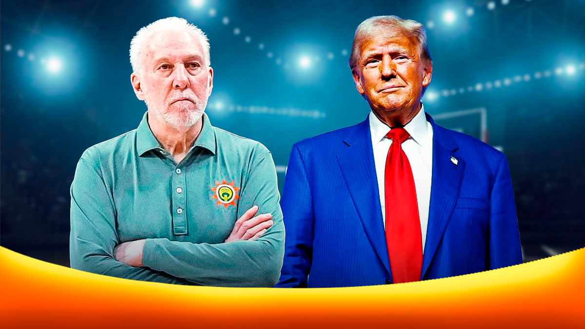 Spurs Gregg Popovich and Donald Trump