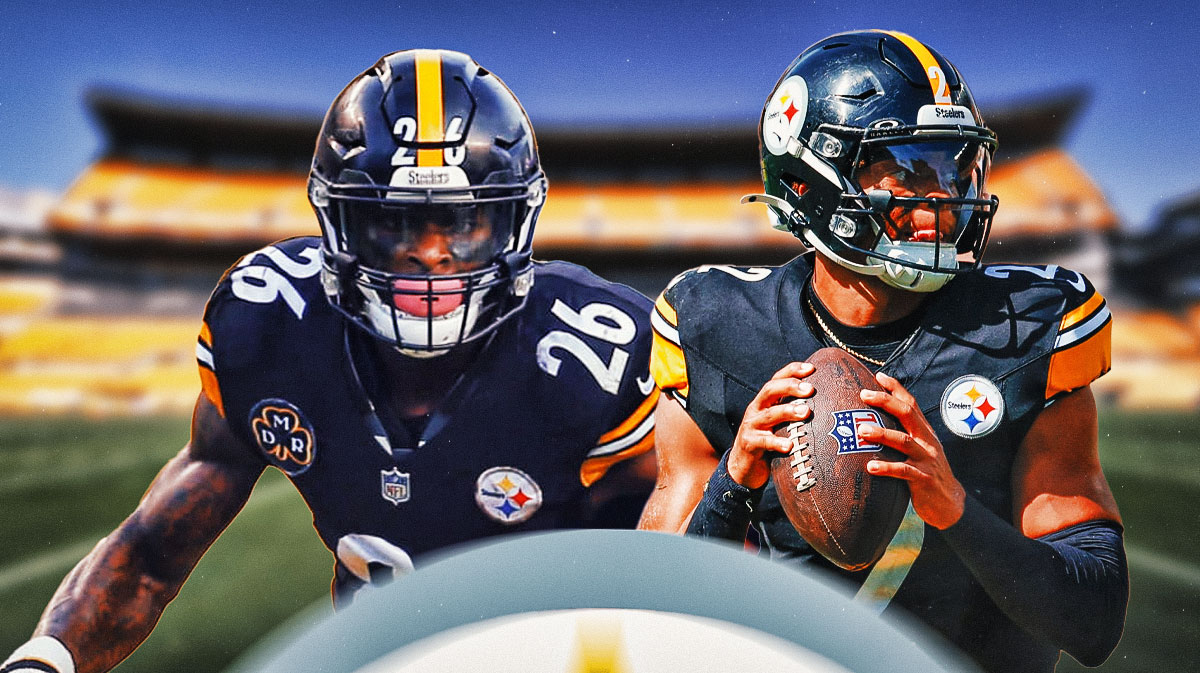 Steelers QB Justin Fields and former RB Le'Veon Bell