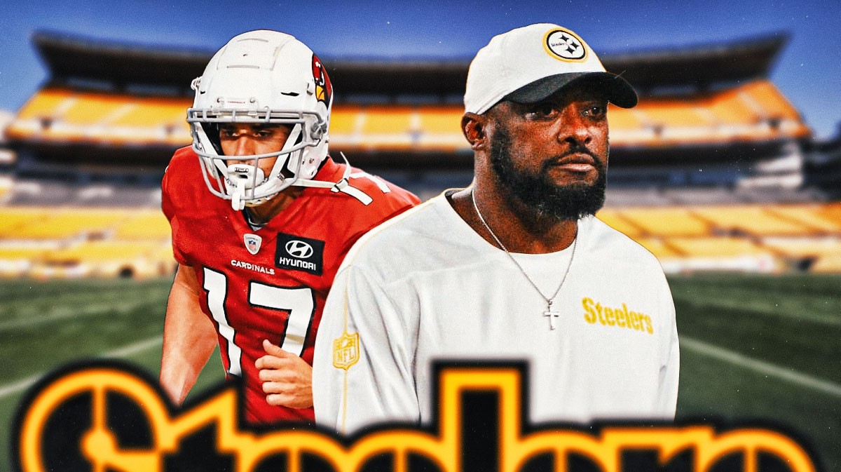 Steelers Mike Tomlin and Cardinals Andy Isabella
