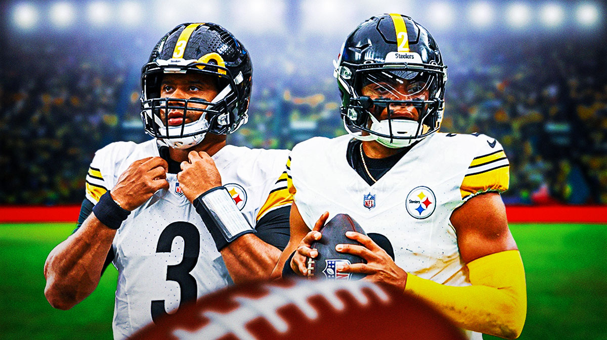 Steelers Russell Wilson and Steelers Justin Fields