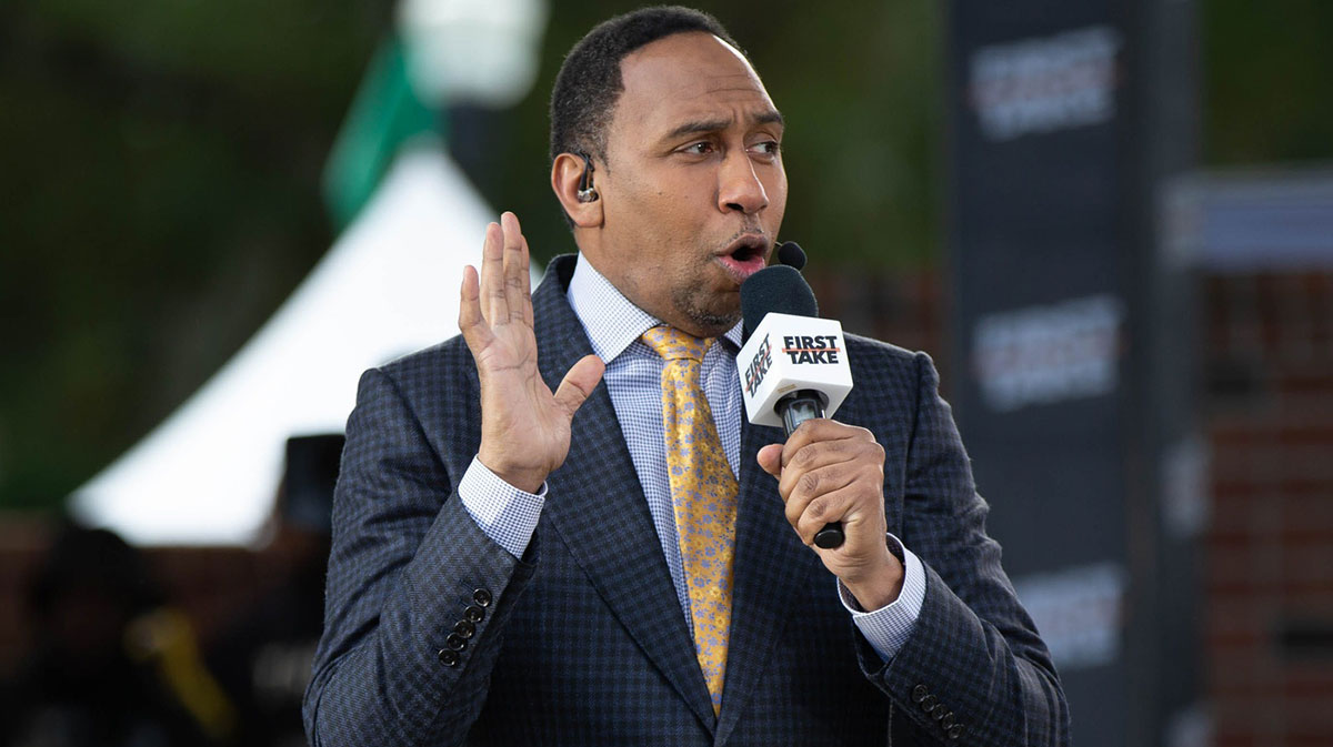 Stephen A Smith in 2021. Smith trolled Cowboys fans after their loss to the Lions in Week 6 of the 2024 season.